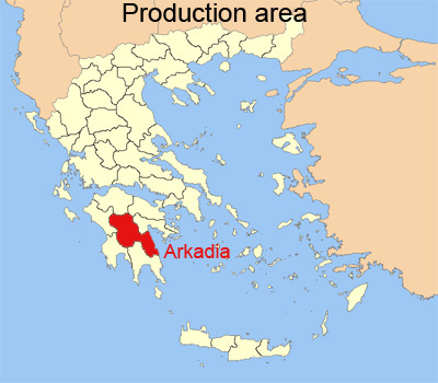 Karte von Arkadia